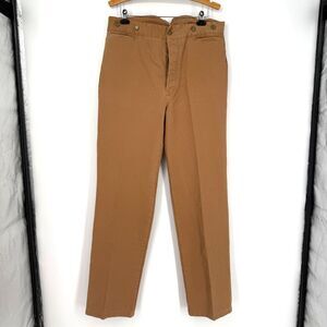 Scully Pants Brown Tan Rangewear Canvas Buckleback Cowboy Frontier Men 38
